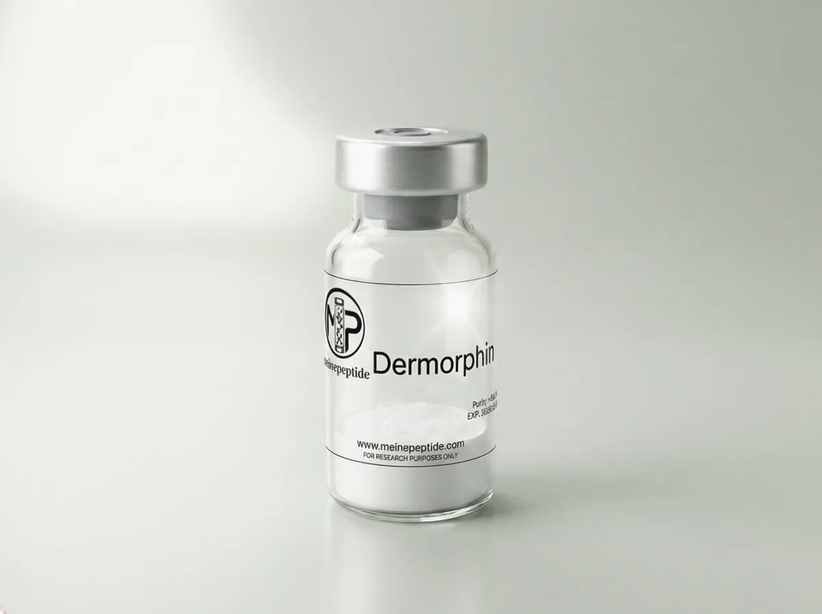 Frasco de peptídeo Dermorfina · MeinePeptide
