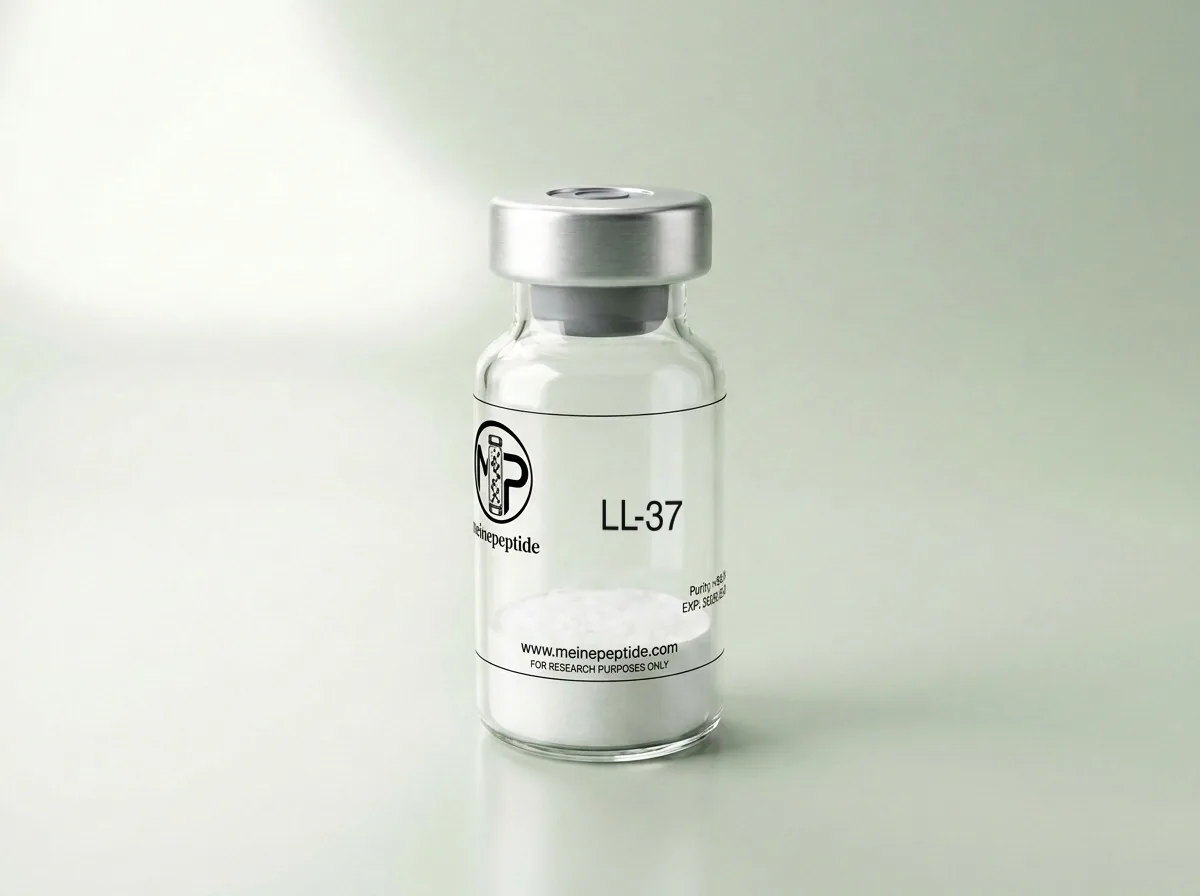Frasco de peptídeo LL-37 · MeinePeptide