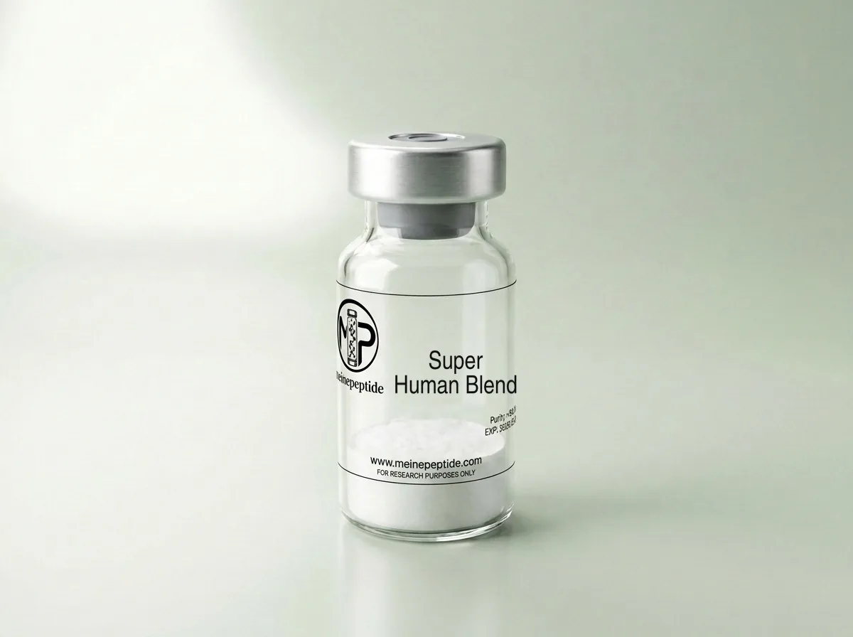 Super Human Blend peptide vial · MeinePeptide